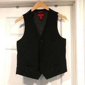 Alfani Men's Slim Fit Black Vest